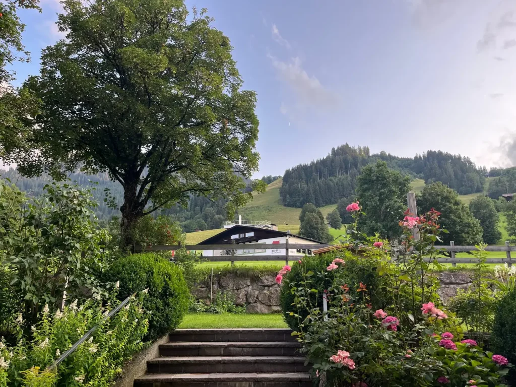 Alpine landscape in Kitzbühel, Austria.